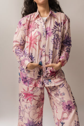 Camisa Flores Secas